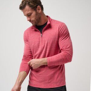 NWT Travis Mathew THE HEATER QUARTER ZIP golf 1/4 pullover travismathew red NEW
